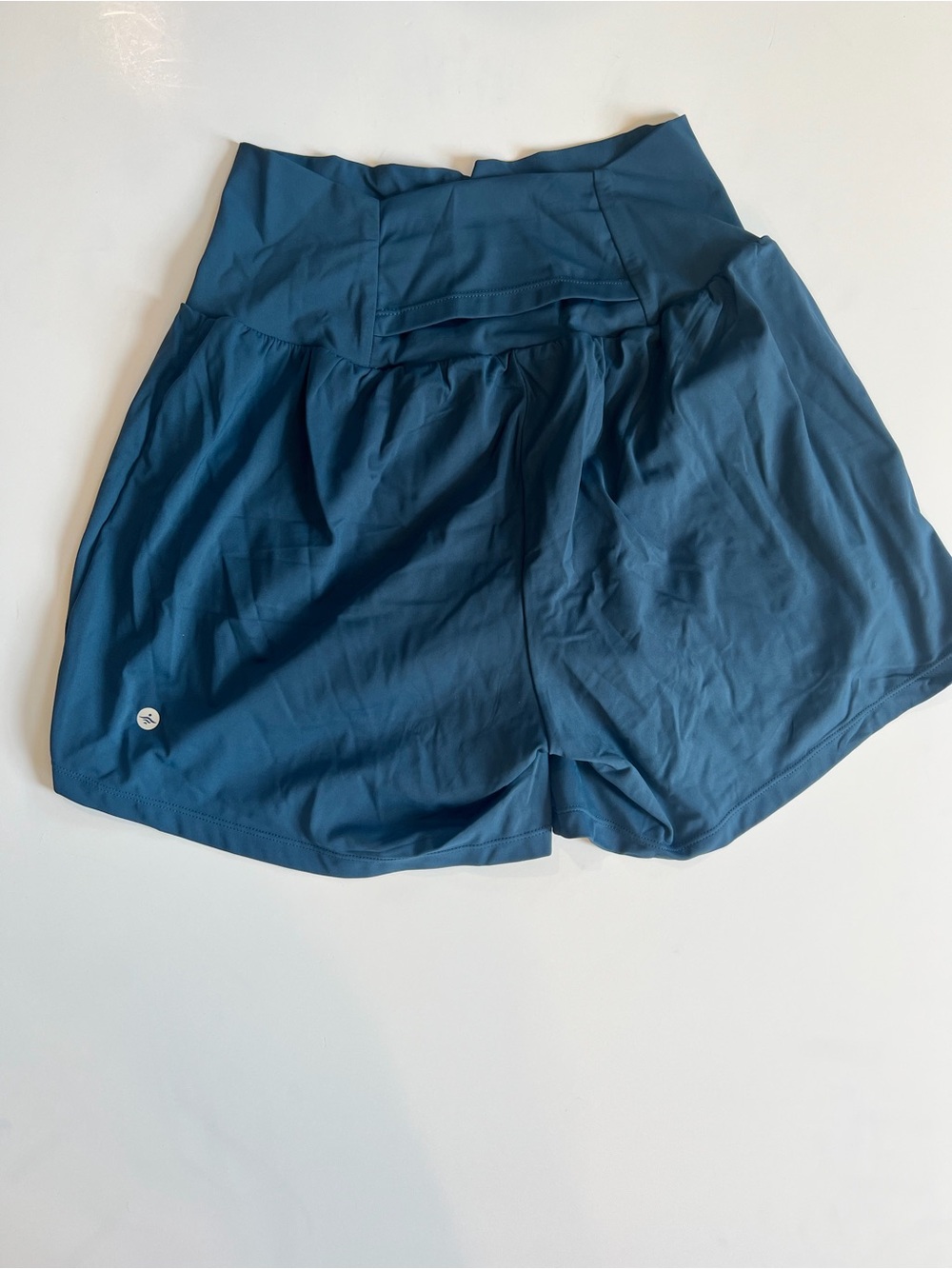 HALARA High-Waist Athletic Shorts in Deep Teal